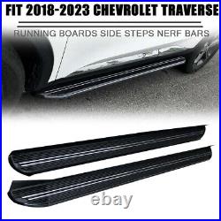 Running Board Fits for 2018-2023 Chevrolet Traverse Fix Side Step Pedal Nerf Bar