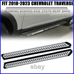 Running Board Fits for 2018-2023 Chevrolet Traverse Fix Side Step Pedal Nerf Bar