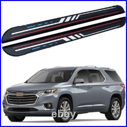 Running Board Side Step Fits for Chevrolet Traverse 2018-2023 Pedal Nerf Bar 2Pc