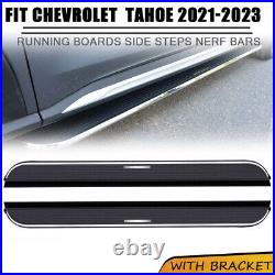 Running Board Side Step Pedal Nerf Bar Fits for Chevrolet Chevy Tahoe 2021-2023
