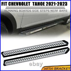 Running Board Side Step Pedal Nerf Bar Fits for Chevrolet Chevy Tahoe 2021-2023