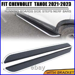 Running Board Side Step Pedal Nerf Bar Fits for Chevrolet Chevy Tahoe 2021-2023