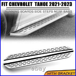 Running Board Side Step Pedal Nerf Bar Fits for Chevrolet Chevy Tahoe 2021-2023