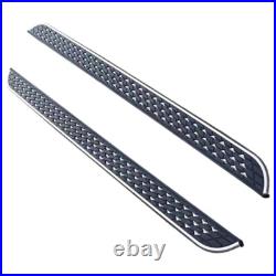 Running Board Side Step Pedal NerfBar Fit for Chevy Silverado Crew Cab 2019-2025