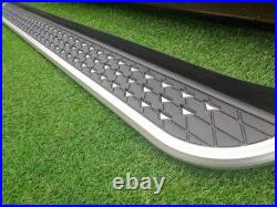 Running Board Side Step Pedal NerfBar Fit for Chevy Silverado Crew Cab 2019-2025