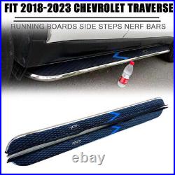 Running Boards Aluminum Side Steps Nerf Bars Fit Chevrolet Traverse 2018-22 2023