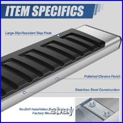 Running Boards Compatible with 2019-2026 Chevy Silverado GMC Sierra 1500 2500HD