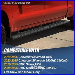 Running Boards Compatible with 2019-2026 Chevy Silverado GMC Sierra 1500 2500HD