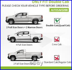 Running Boards Compatible with 2019-2026 Chevy Silverado/Gmc Sierra 1500 Double