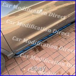 Running Boards Fit For Chevrolet Chevy Blazer 2019-2024 Pedals Side Steps Blue