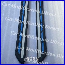 Running Boards Fit For Chevrolet Chevy Blazer 2019-2024 Pedals Side Steps Blue