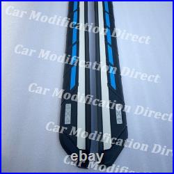 Running Boards Fit For Chevrolet Chevy Blazer 2019-2024 Pedals Side Steps Blue