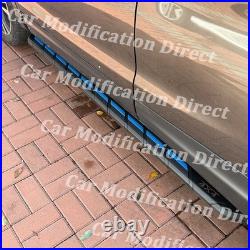 Running Boards Fit For Chevrolet Chevy Blazer 2019-2024 Pedals Side Steps Blue
