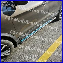 Running Boards Fit For Chevrolet Chevy Blazer 2019-2024 Pedals Side Steps Blue