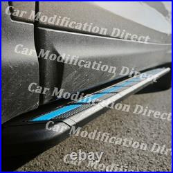 Running Boards Fit For Chevrolet Chevy Blazer 2019-2024 Pedals Side Steps Blue
