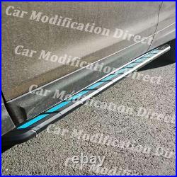 Running Boards Fit For Chevrolet Chevy Blazer 2019-2024 Pedals Side Steps Blue