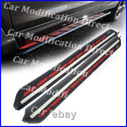Running Boards Fit For Chevrolet Chevy Blazer 2019-2024 Pedals Side Steps Red