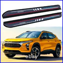Running Boards Fits Chevrolet Trax 2024 Side Steps Nerf Bar with bracket Black Running Boards Fits Chevrolet Trax 2024 Side Steps Nerf Bar with bracket Black