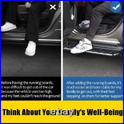 Running Boards Fits For Chevrolet Equinox 2018-2023 Side Step Nerf Bar 2pcs
