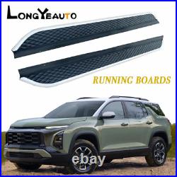 Running Boards Fits For Chevrolet Equinox 2025 + Side Steps Nerf Bars ALU