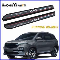 Running Boards Fits for Chevrolet Captiva 2019-2024 Side Steps Steel Nerf Bar