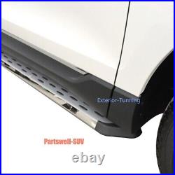 Running Boards Fits for Chevrolet Captiva 2019-2024 Side Steps Steel Nerf Bar