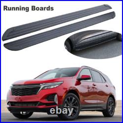 Running Boards Fits for Chevrolet Equinox 2018-2024 Nerf Bars Side Steps 2PCS