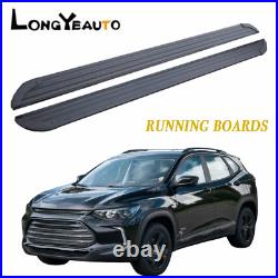 Running Boards Fits for Chevrolet Tracker 2019-2024 Side Step Steel Nerf Bar 2PC