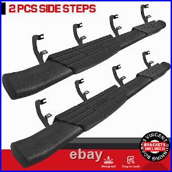 Running Boards For 19-25 Silverado/Sierra 1500 Crew Cab Curved Truck Nerf Steps