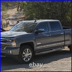 Running Boards For 19-25 Silverado/Sierra 1500 Crew Cab Curved Truck Nerf Steps