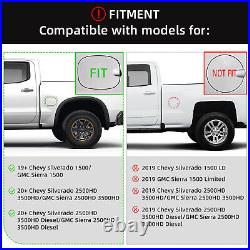 Running Boards For 19-25 Silverado/Sierra 1500 Crew Cab Curved Truck Nerf Steps