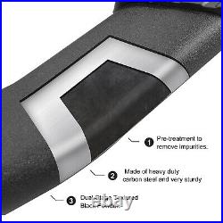 Running Boards For 19-25 Silverado/Sierra 1500 Crew Cab Curved Truck Nerf Steps