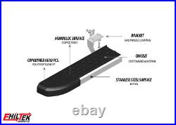 Running Boards For Chevrolet Trax 2012-2022 Side Steps Nerf Bars Alu Black 2 Pcs
