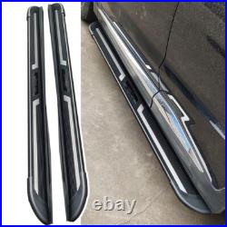 Running Boards Side Step Bars Fits for Chevrolet Silverado 2019+(with brackets)