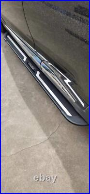 Running Boards Side Step Bars Fits for Chevrolet Silverado 2019+(with brackets)