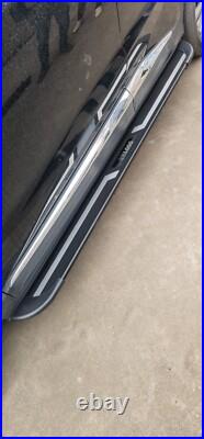 Running Boards Side Step Bars Fits for Chevrolet Silverado 2019+(with brackets)