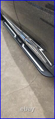 Running Boards Side Step Bars Fits for Chevrolet Silverado 2019+(with brackets)