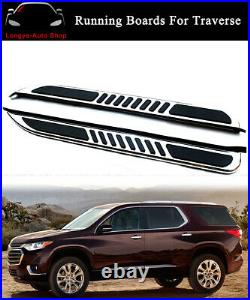 Running Boards Side Step Nerf Bars fits for Chevrolet Traverse 2018-2021