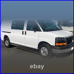 Running Boards Side Steps Fits For chevy express 2003-2027 Aluminum Nerf Bar