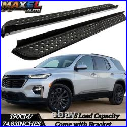 Running Boards Side Steps Fits for Chevrolet Traverse 2018-2024 Non-Slip Pedal