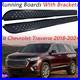 Running Boards Side Steps Nerf Bar Fits Chevrolet Traverse 2018-2024 brackets
