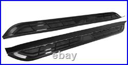 Running Boards Side Steps Nerf Bar Pedals Bar Fits Chevrolet Silverado 2014-2018