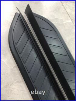 Running Boards Side Steps Nerf Bar Pedals Bar Fits Chevrolet Silverado 2014-2018