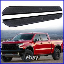Running Boards Side Steps Nerf Bar Pedals Bar Fits Chevrolet Silverado 2019-2026