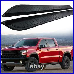 Running Boards Side Steps Nerf Bar Pedals Bar Fits Chevrolet Silverado 2019-2026