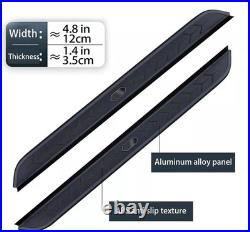 Running Boards Side Steps Nerf Bar Pedals Bar Fits Chevrolet Silverado 2019-2026