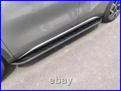 Running Boards Side Steps Nerf Bar Pedals Bar Fits Chevrolet Silverado 2019-2026