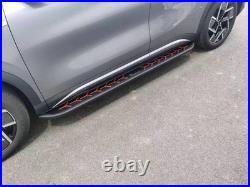 Running Boards Side Steps Nerf Bar Pedals Bar Fits Chevrolet Silverado 2019-2026
