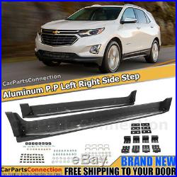 Running Boards Side Steps Nerf Bars For Chevy Equinox 2018-2019+ Left Right Pair