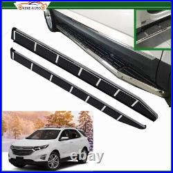 Running Boards Side Steps Pedals Nerf Bar Fits for Chevrolet Equinox 2018-2022